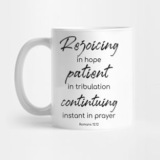 Rejoicing in Hope Mug